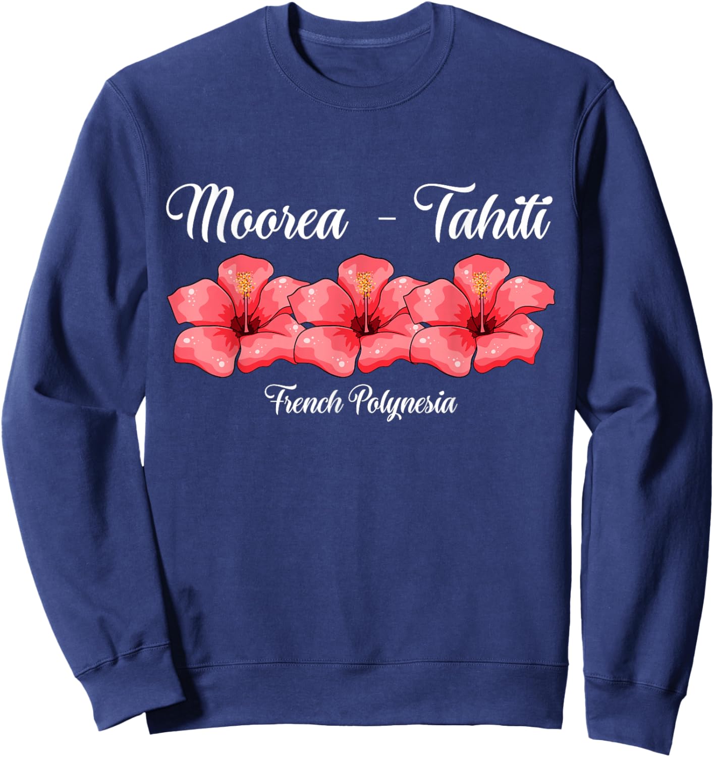 French Polynesia Moorea Tahiti Sweatshirt - Sweatshirt | Navy