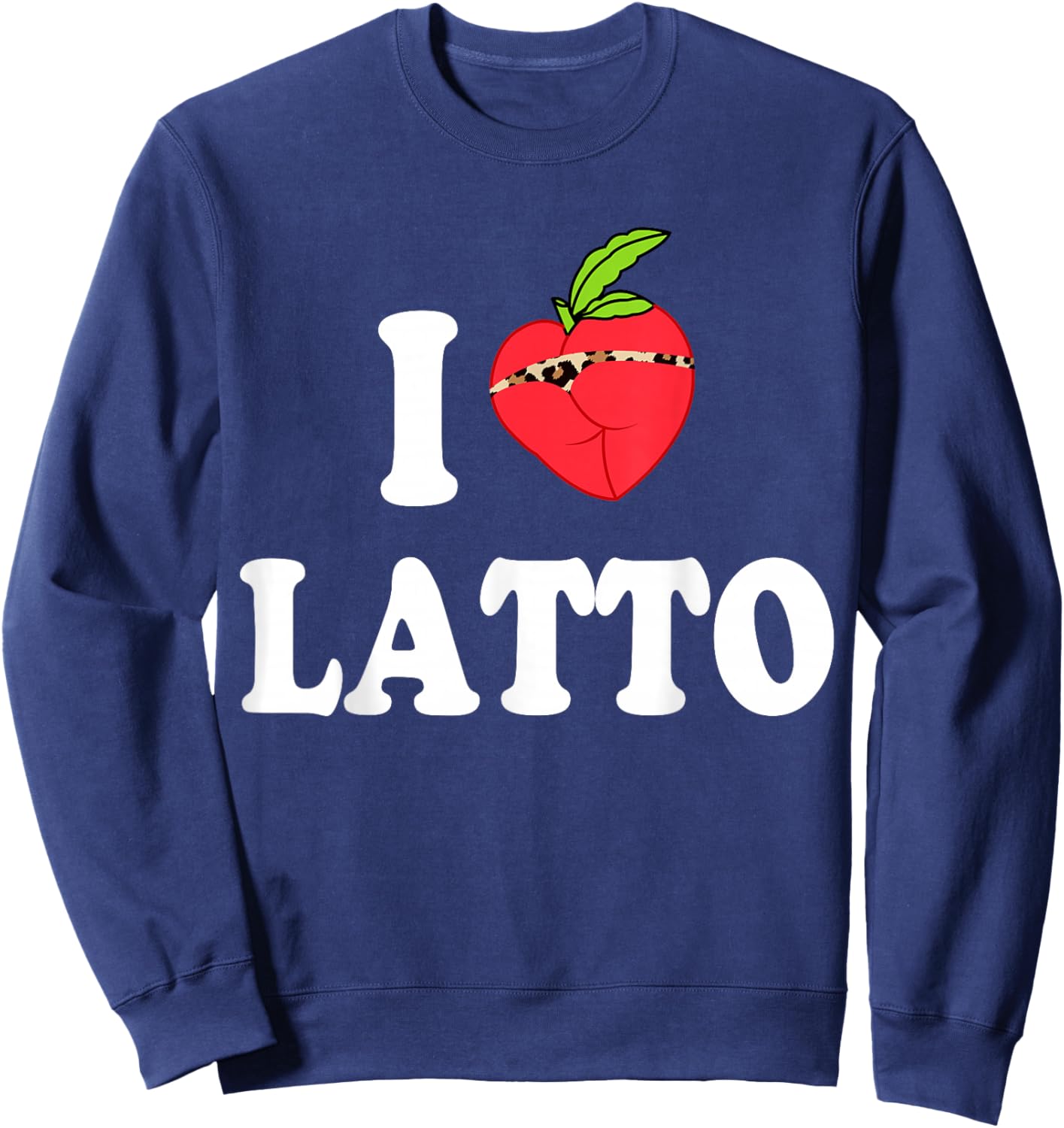 I Love Latto I Heart Latto Sweatshirt - Sweatshirt | Navy
