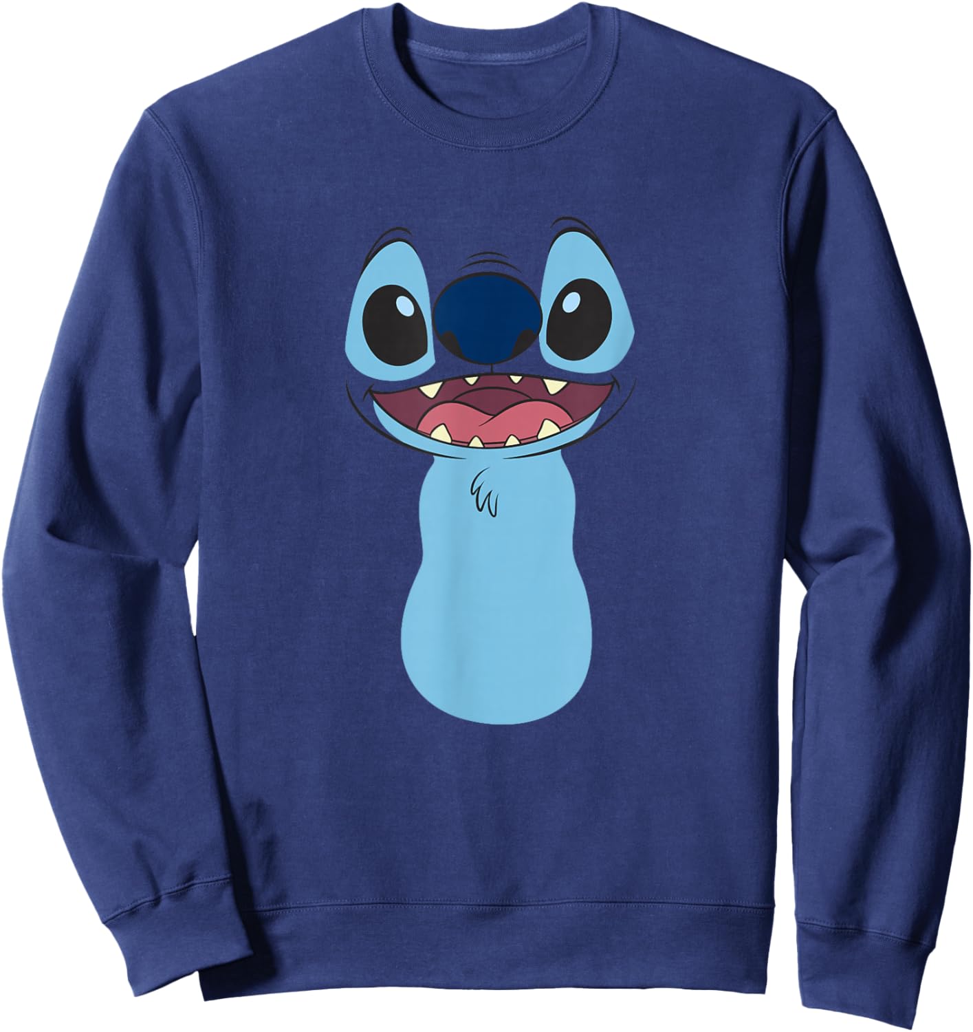 Disney Lilo & Stitch Halloween Costume Big Stitch Face Sweatshirt - Sweatshirt | Navy