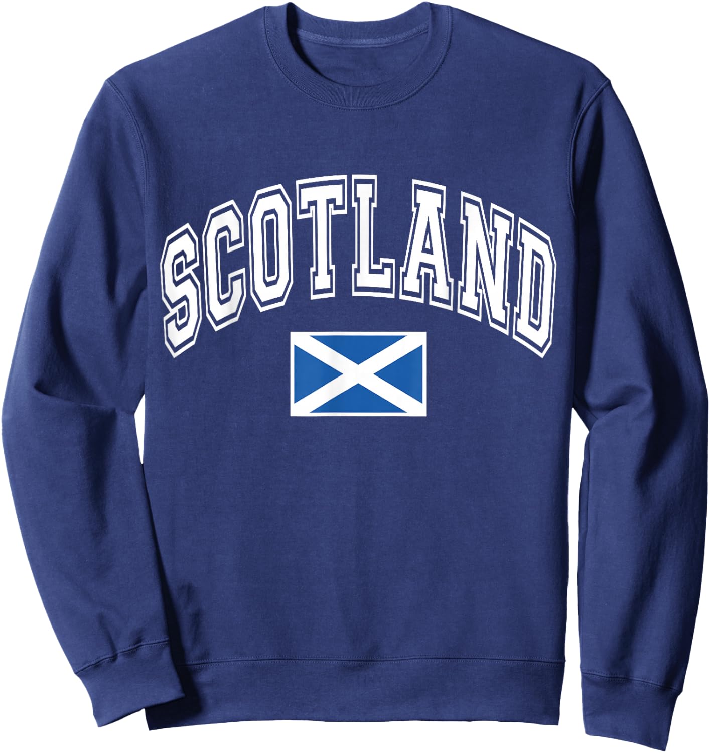 Scotland Scottish Flag Sweatshirt - Sweatshirt | Navy