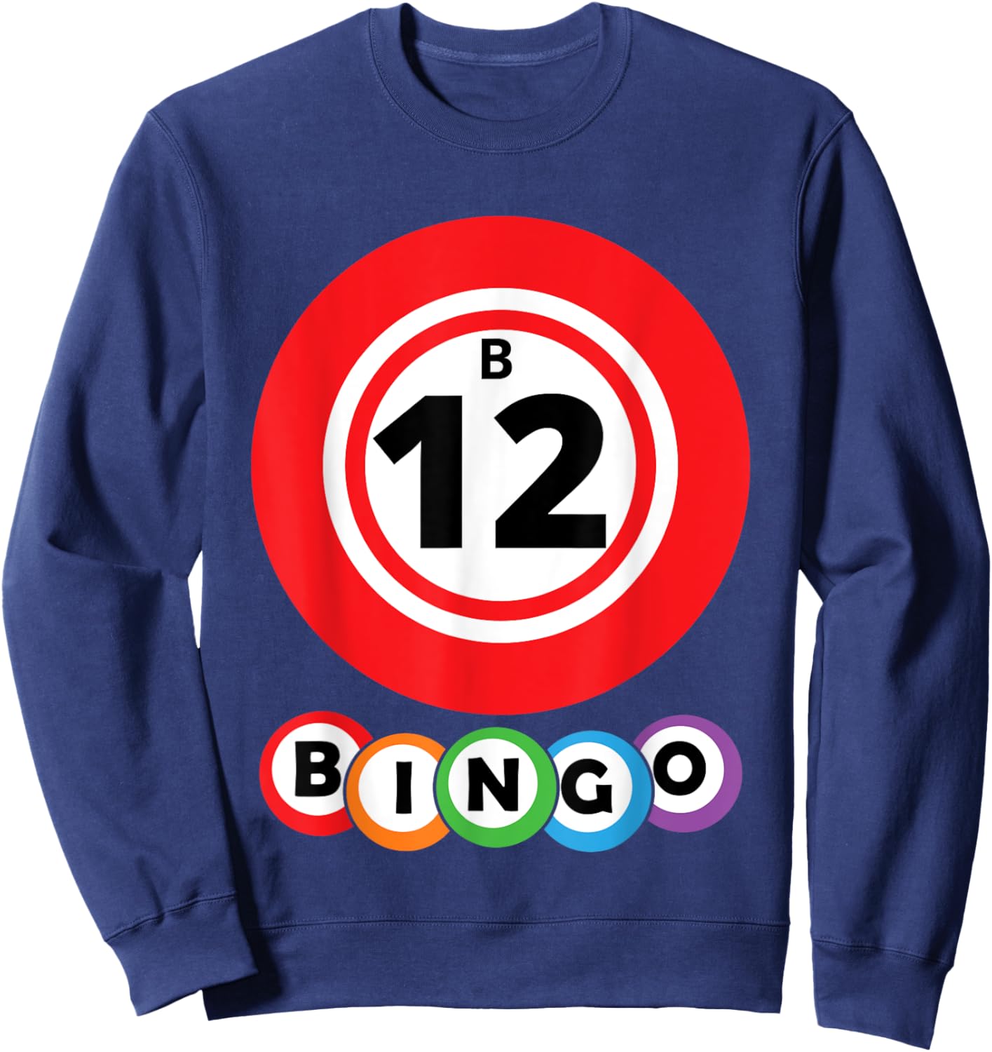Lucky Bingo B12 Group Bingo Costume Sweatshirt - Sweatshirt | Navy