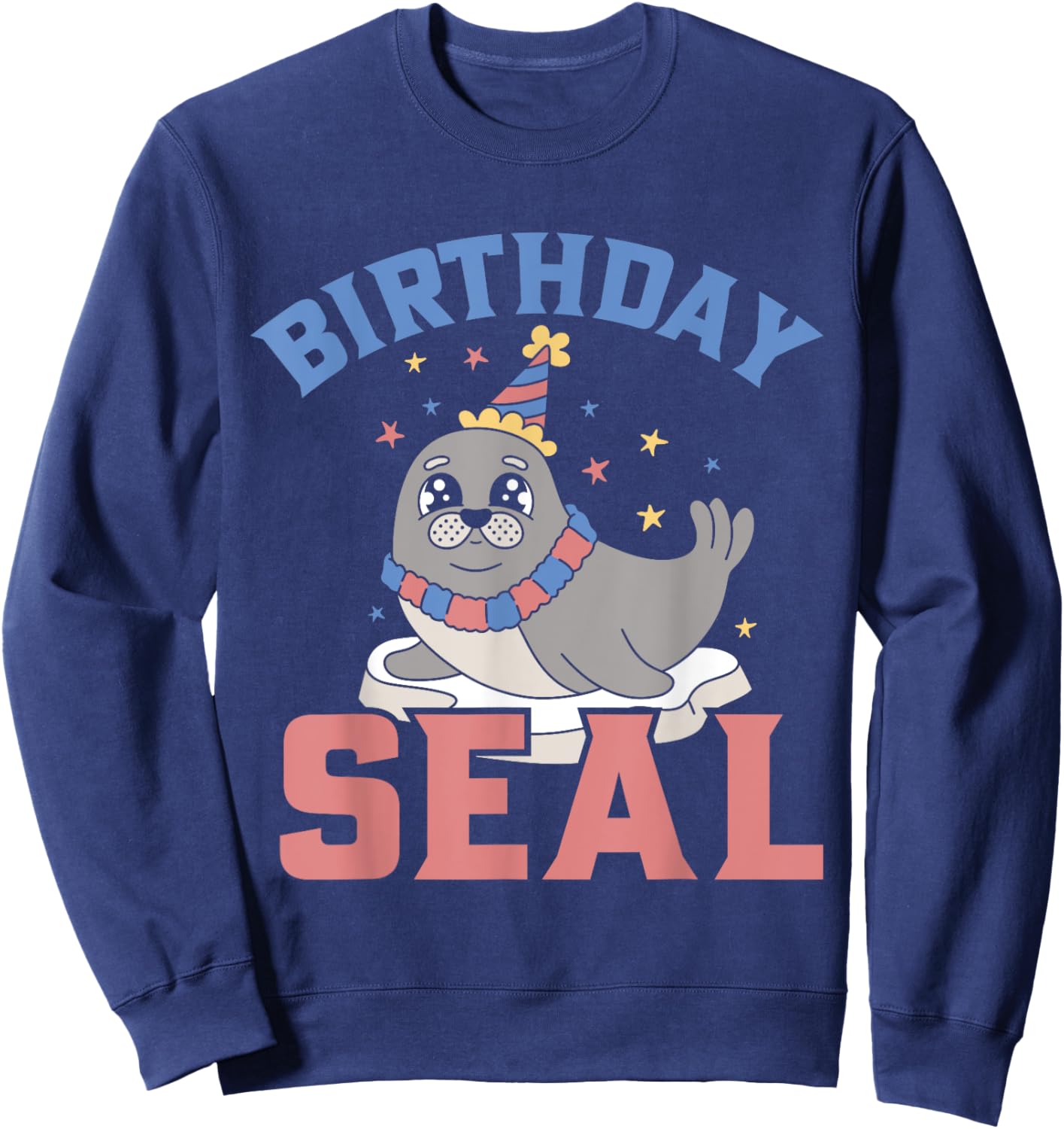 Birthday Seal Sweatshirt - Sweatshirt | Navy