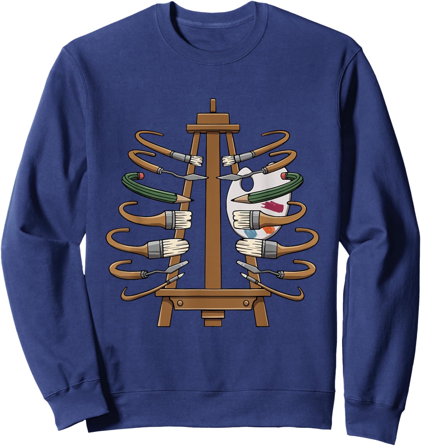 Art Teacher Graphic Artist Art Educator Sweatshirt - Sweatshirt | Navy