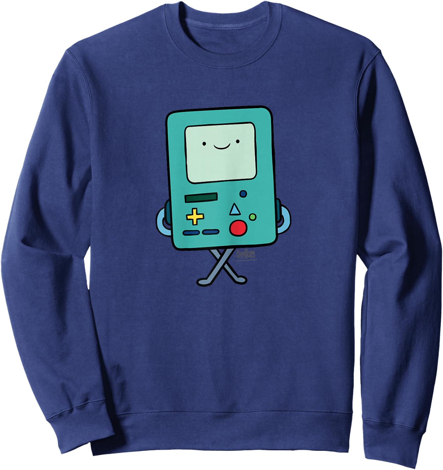 Adventure Time BMO Sweatshirt - Sweatshirt | Navy