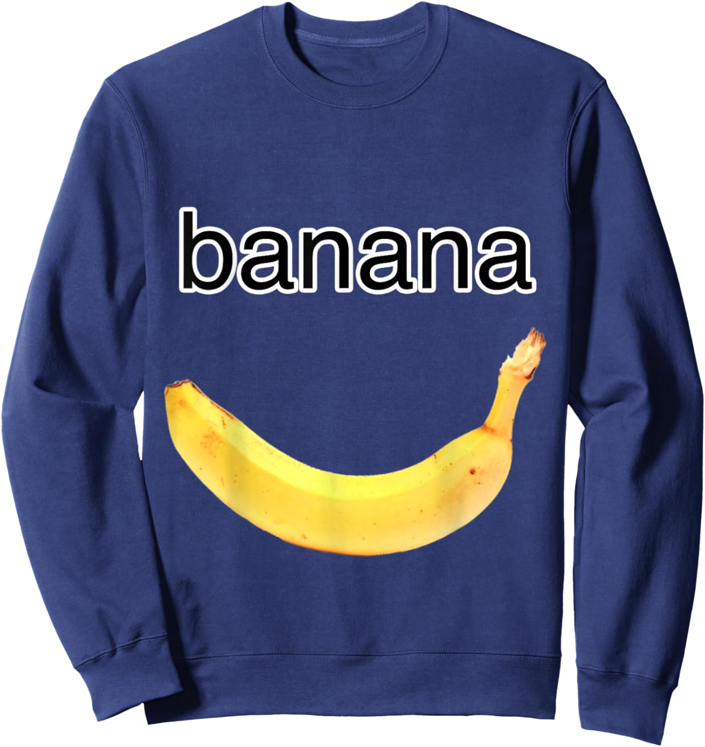 Banana Sweatshirt - Sweatshirt | Navy
