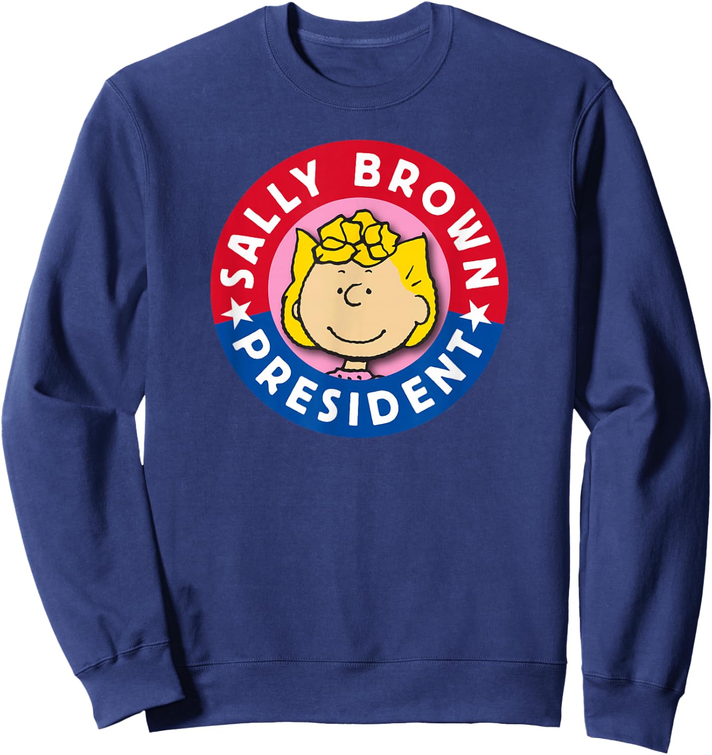 Peanuts Sally Brown as President Sweatshirt - Sweatshirt | Navy