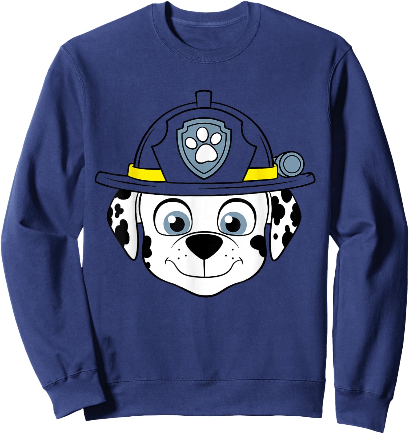 Firedog Marshall Face Paw Patrol Sweatshirt - Sweatshirt | Navy
