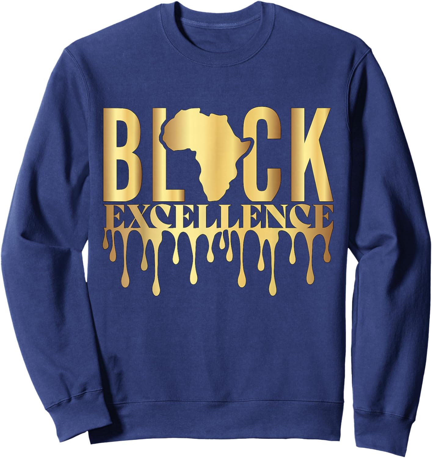 Black Excellence Sweatshirt - Sweatshirt | Navy