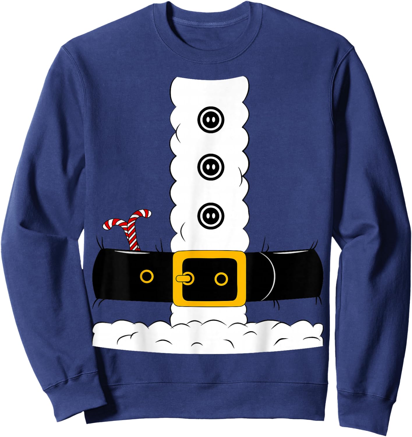 Christmas Santa Claus Suit Adult Men Women Kids Gift Sweatshirt - Sweatshirt | Navy