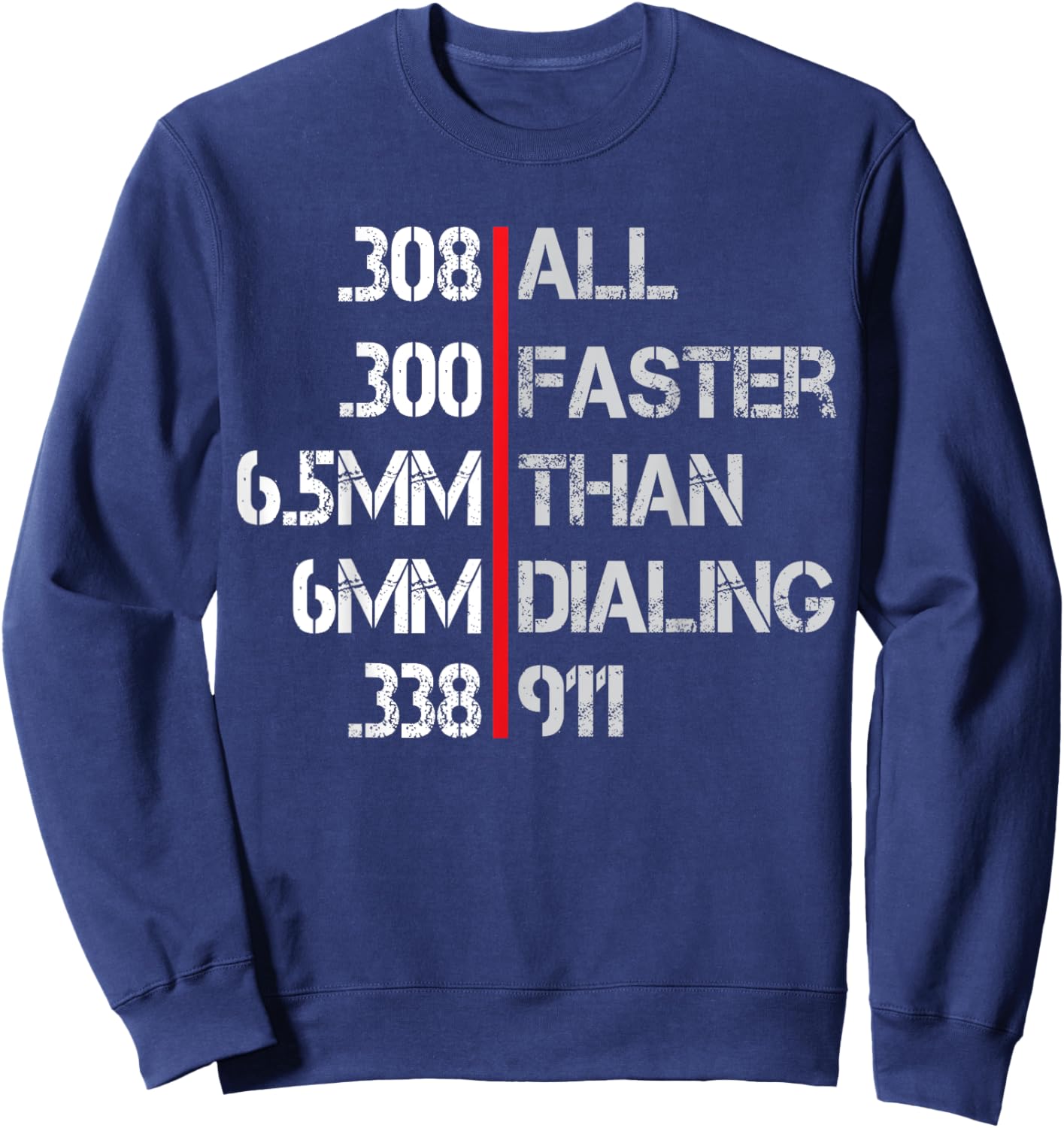Long Range Shooting Marksman Precision Rifle Shooter Sweatshirt - Sweatshirt | Navy
