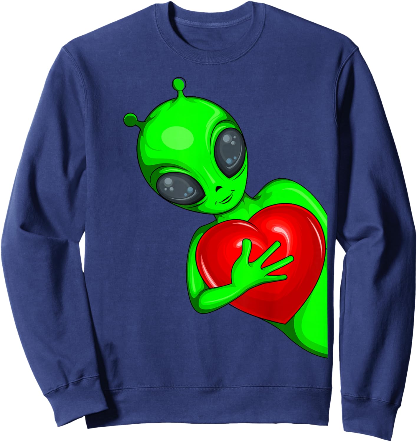 Alien Ufo Children's Women's Sweatshirt - Sweatshirt | Navy