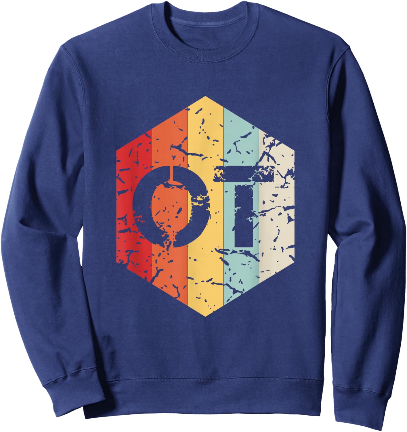 Retro OT Occupational Therapy Gift Therapist Month Sweatshirt - Sweatshirt | Navy