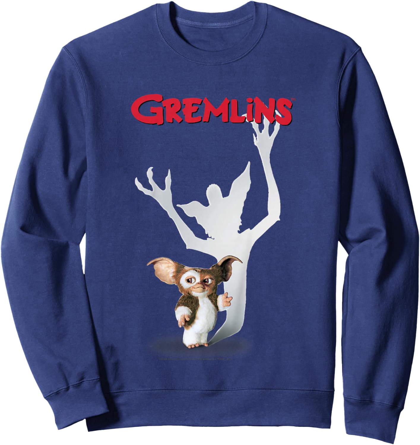Kids Gremlins Gizmo Classic Poster Sweatshirt - Sweatshirt | Navy