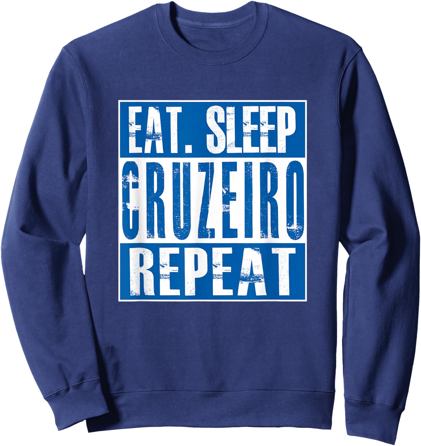 Cruzeiro Soccer - Camisa Cruzeiro - Black Kids - Soccer Team - Short Sleeve - Classic Fit - - Small Sweatshirt - Sweatshirt | Navy