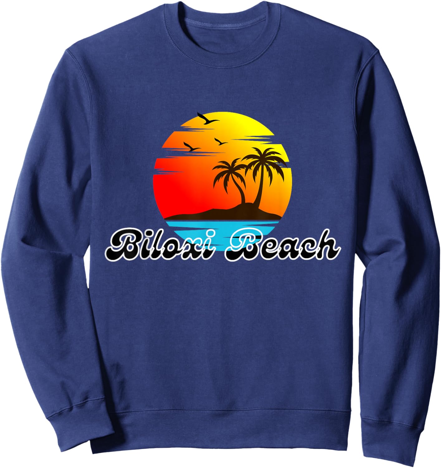Biloxi Beach Women Kids Sweatshirt - Sweatshirt | Navy