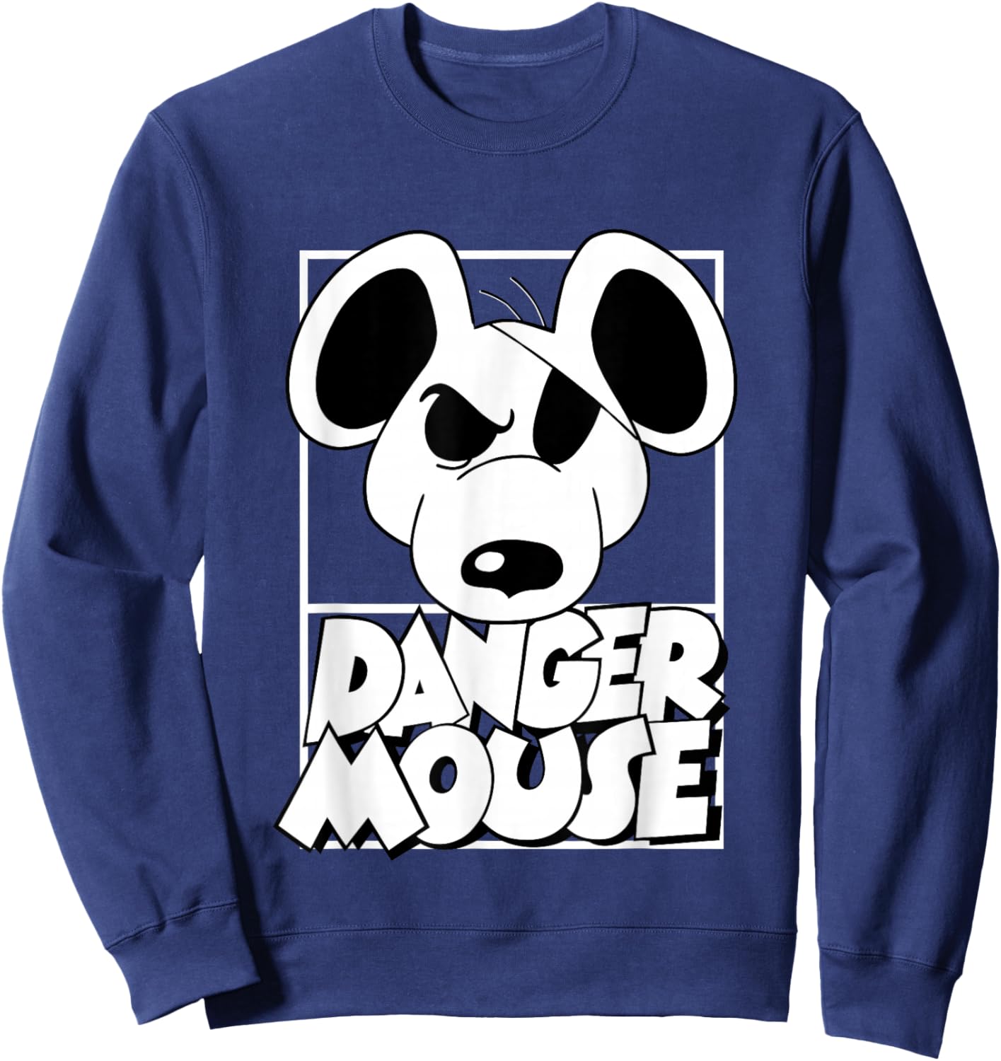 Danger Mouse Eye Patch Sweatshirt - Sweatshirt | Navy