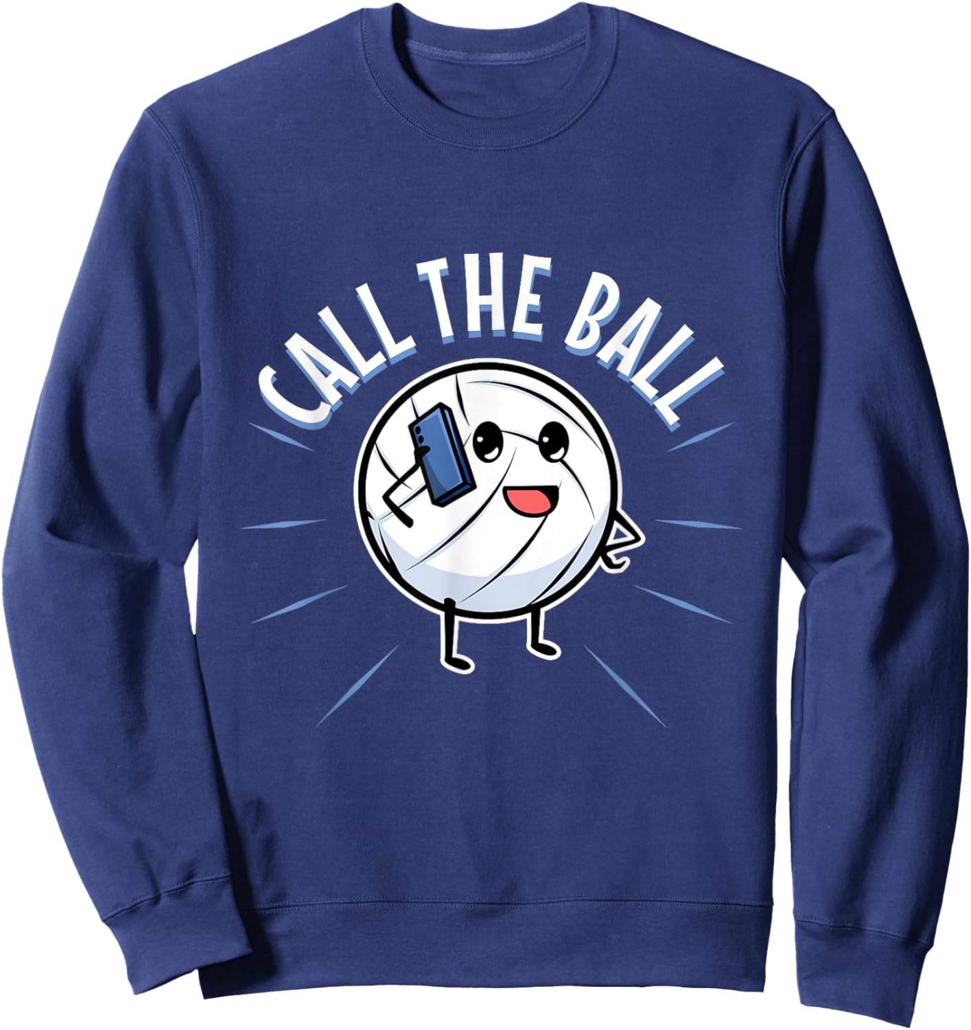 Call the ball volleyball Sweatshirt - Sweatshirt | Navy