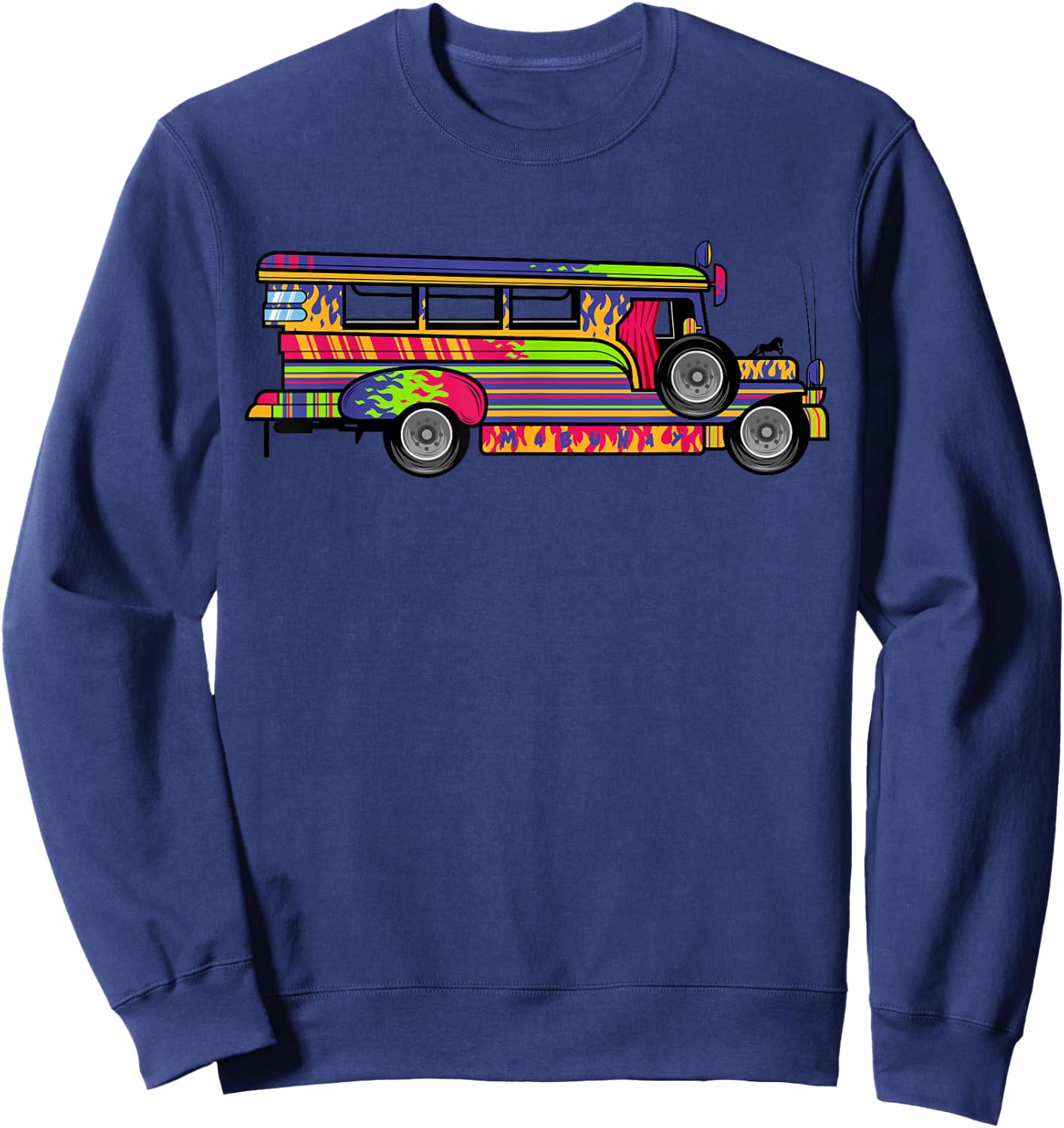 Pinoy | Philippines Jeepney Filipino Pride Sweatshirt - Sweatshirt | Navy