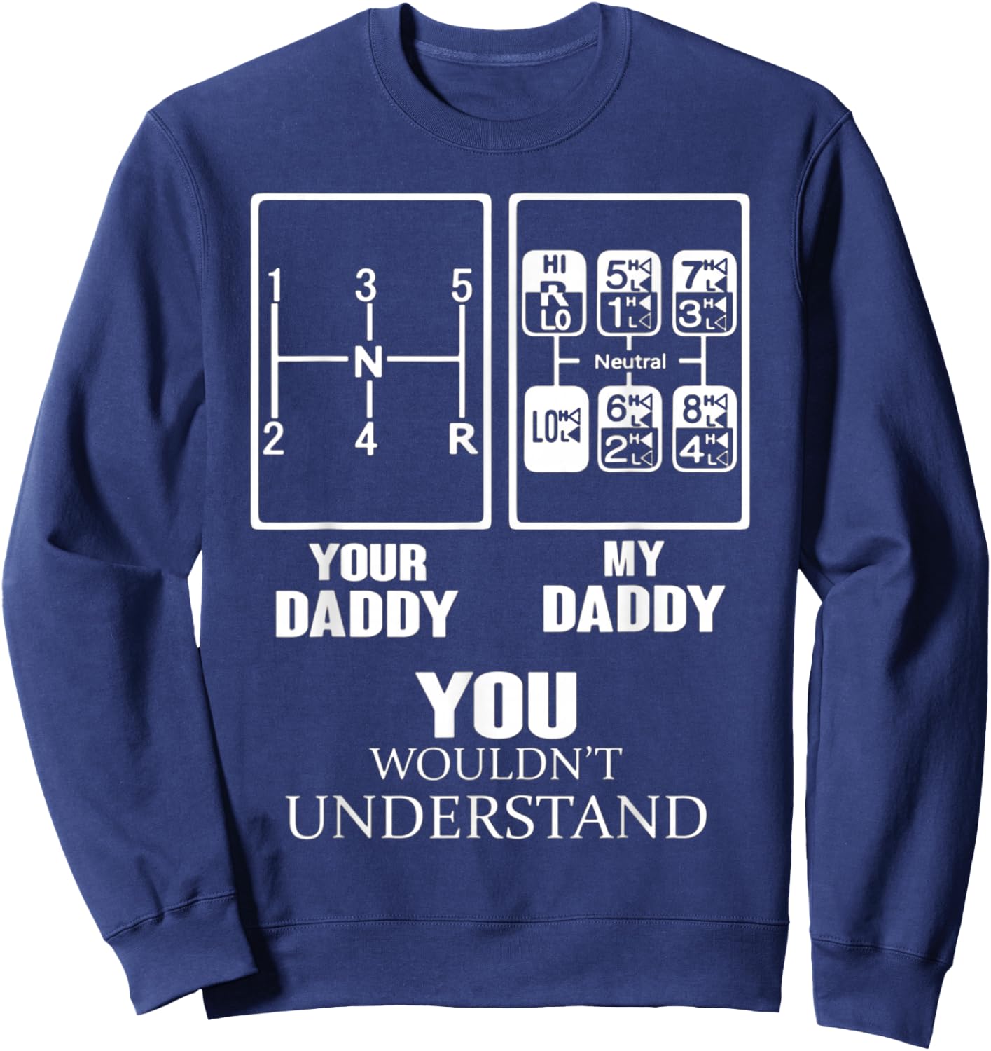 YOUR DADDY - MY DADDY you wouldn't understand Sweatshirt - Sweatshirt | Navy