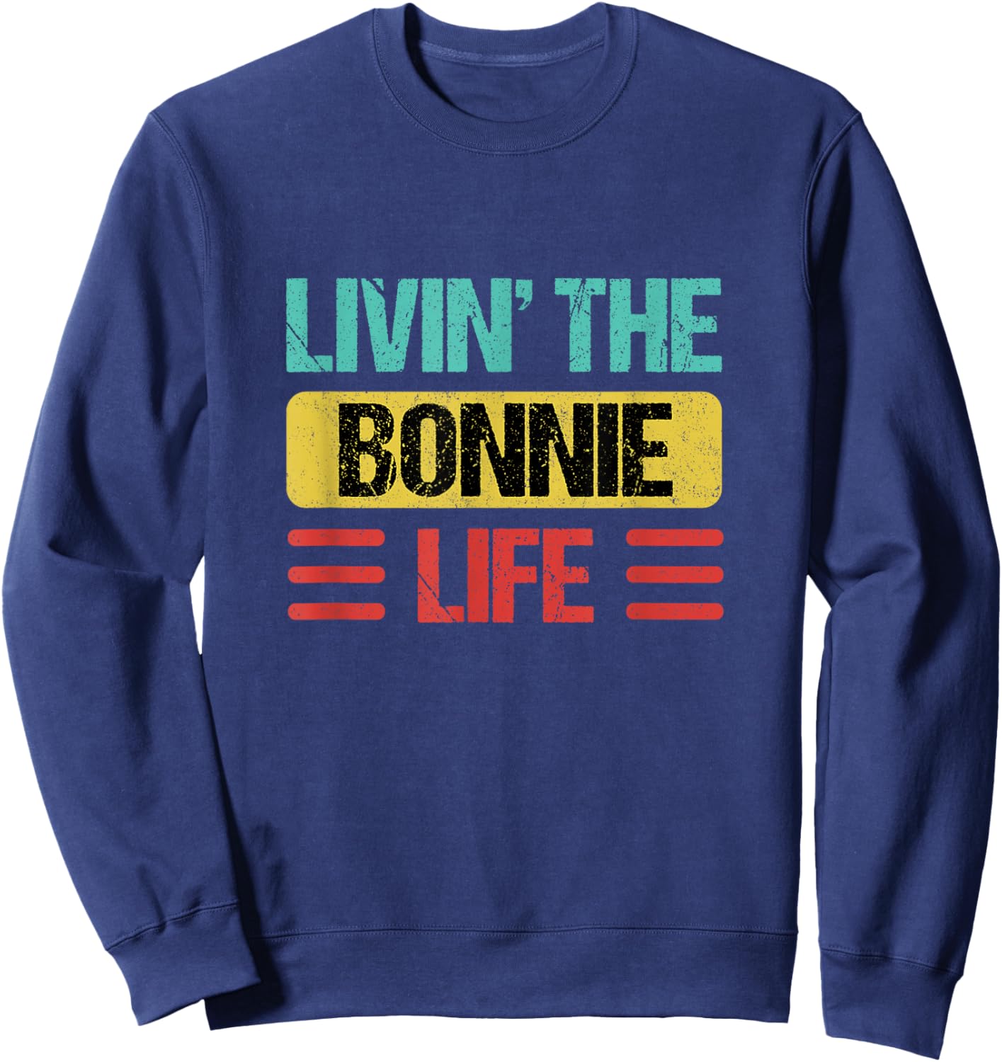 Bonnie Name Sweatshirt - Sweatshirt | Navy