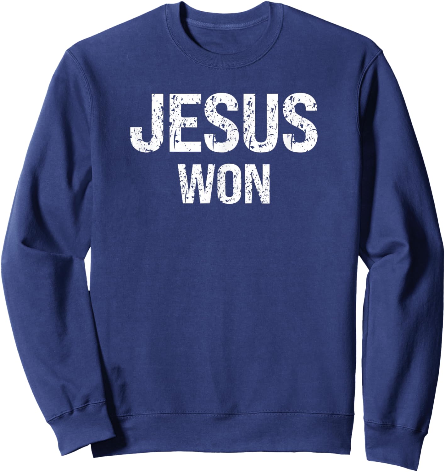 Jesus Won Sweatshirt - Sweatshirt | Navy