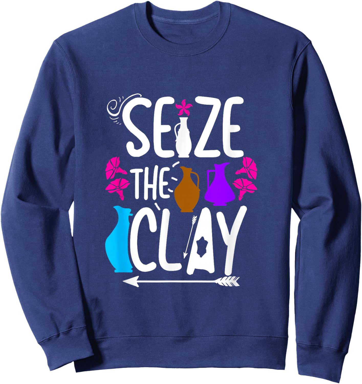 Pottery Clay Pottery - Pottery Sweatshirt - Sweatshirt | Navy