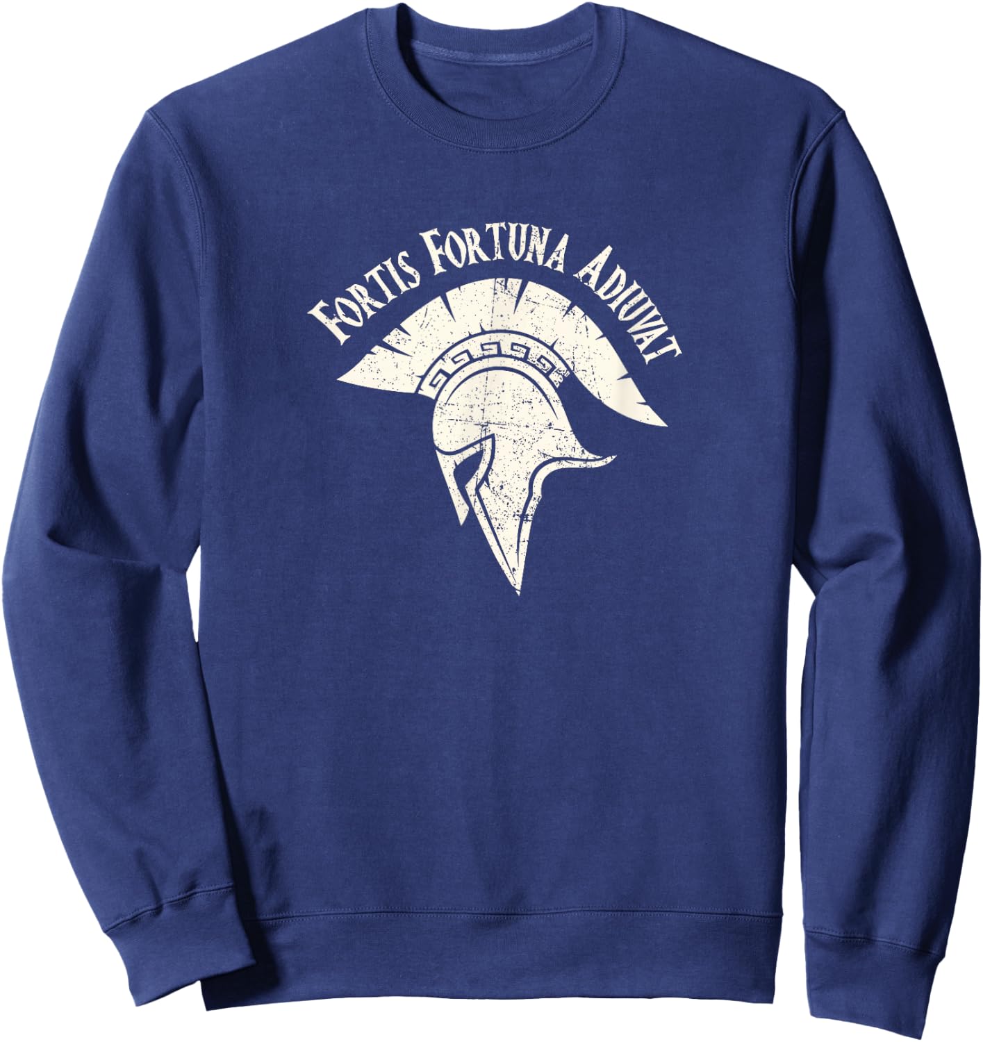 Fortis Fortuna Adiuvat Fortune Favors Tattoo Sweatshirt - Sweatshirt | Navy