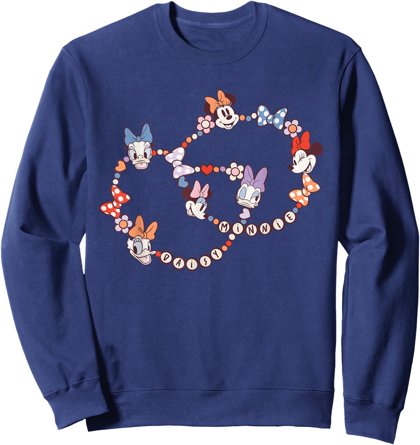 Disney Minnie and Daisy BFF's Matching Friendship Bracelets Sweatshirt - Sweatshirt | Navy