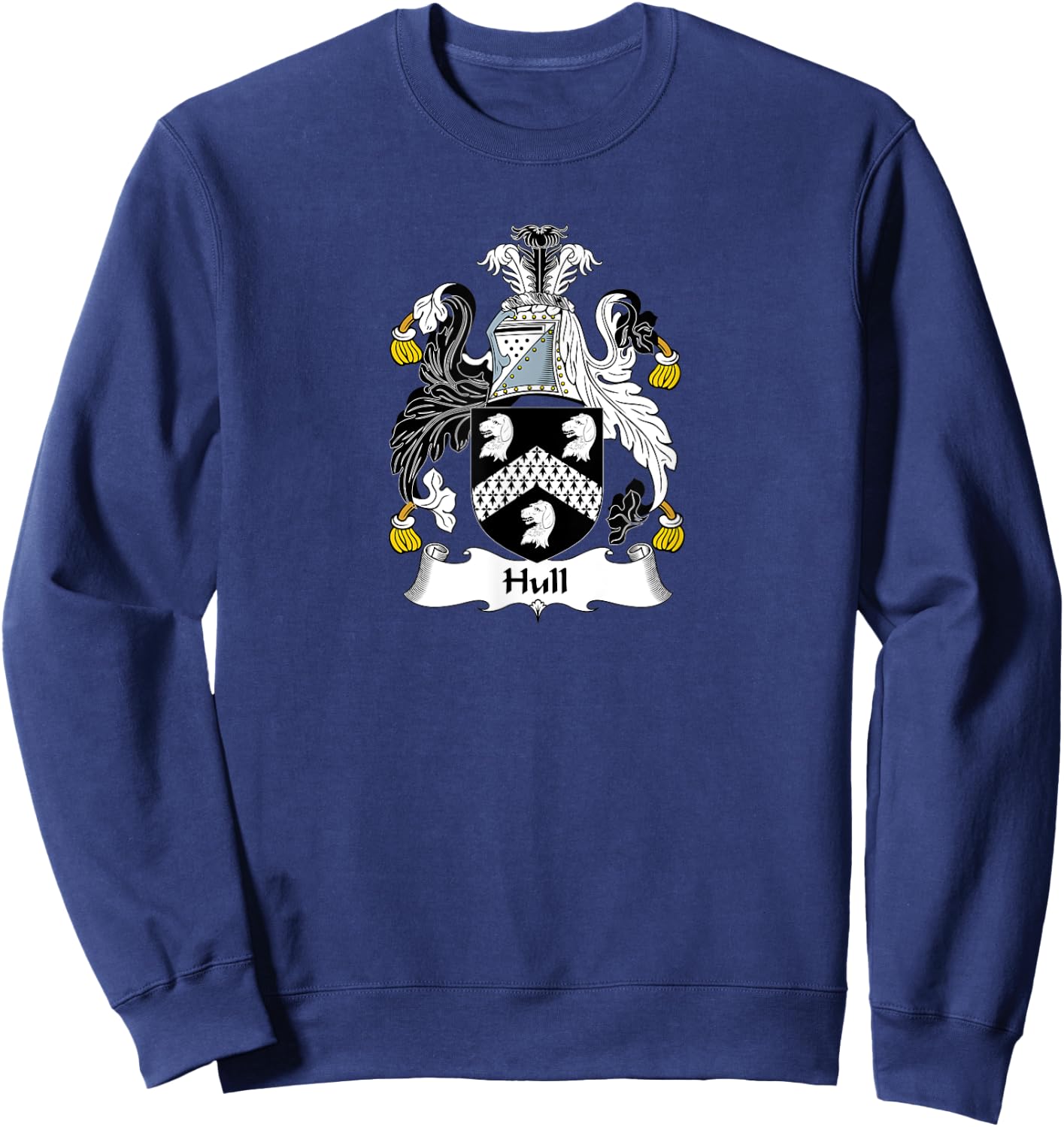 Hull Coat of Arms - Family Crest Shirt Sweatshirt - Sweatshirt | Navy