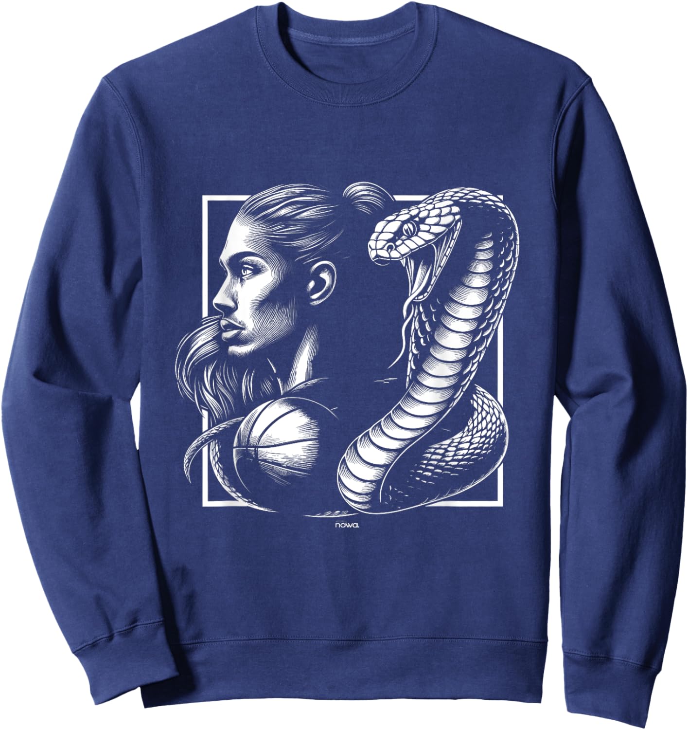 Fearless Mamba Girl Motivation Sweatshirt - Sweatshirt | Navy