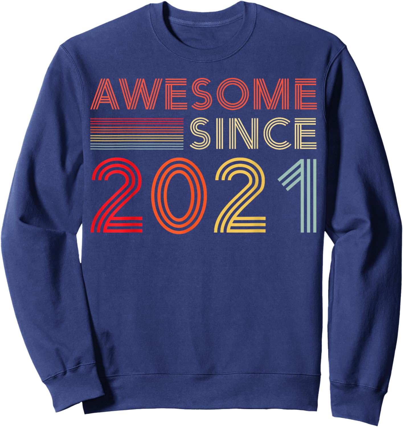 5 Year Old BDay Decorations Son Boy 5yr 2021 5th Birthday Sweatshirt - Sweatshirt | Navy