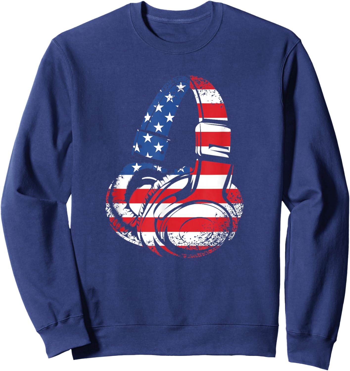 Funny 4th Of July American Flag Gaming Patriotic Boys Kids Sweatshirt - Sweatshirt | Navy