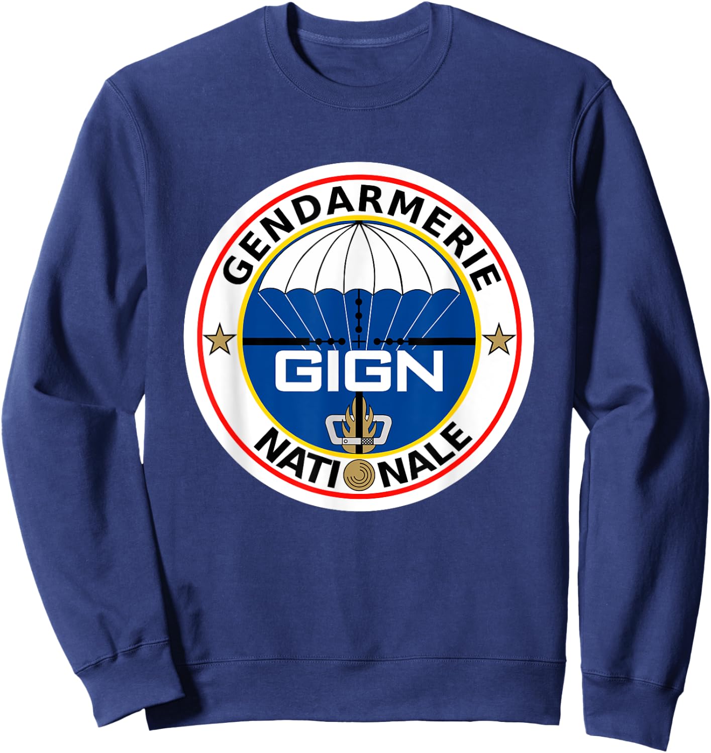 GIGN National Gendarmerie Intervention Group Logo Sweatshirt - Sweatshirt | Navy