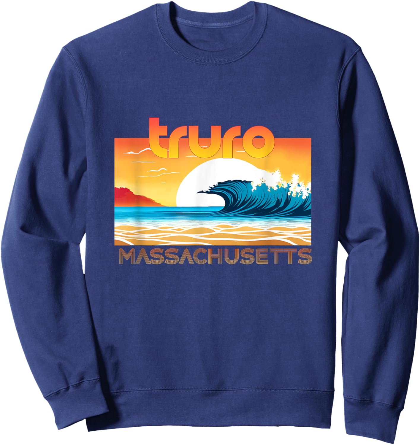 Truro Retro Vintage Souvenir Apparel - Truro Sweatshirt - Sweatshirt | Navy