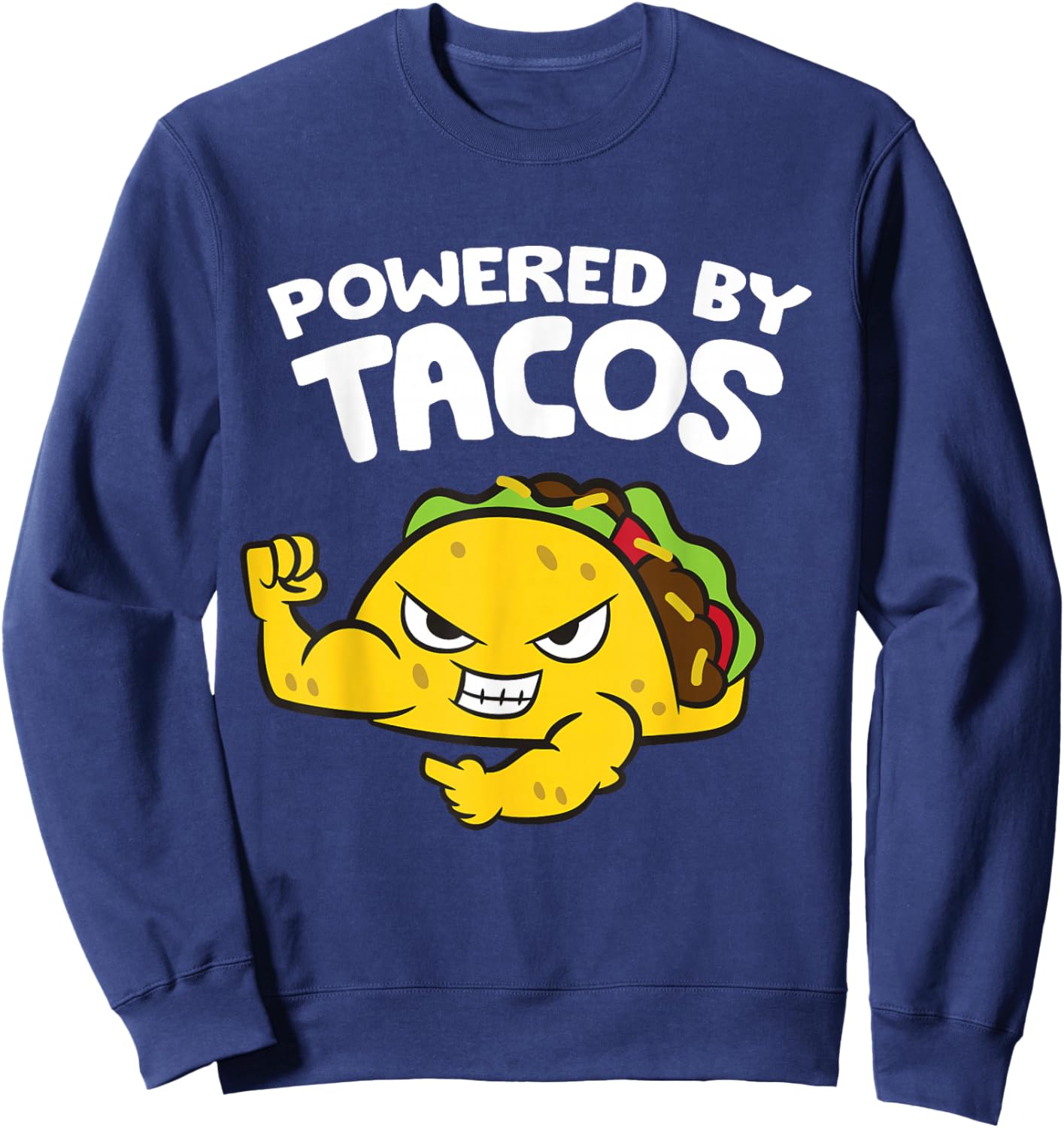 Powered By Tacos Sweatshirt - Sweatshirt | Navy
