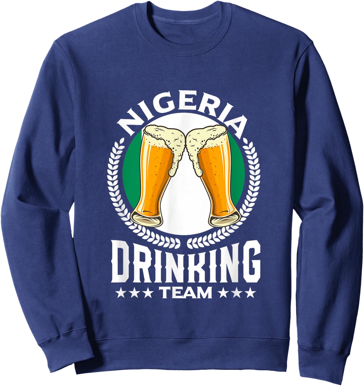 Nigeria Drinking Team Sweatshirt - Sweatshirt | Navy