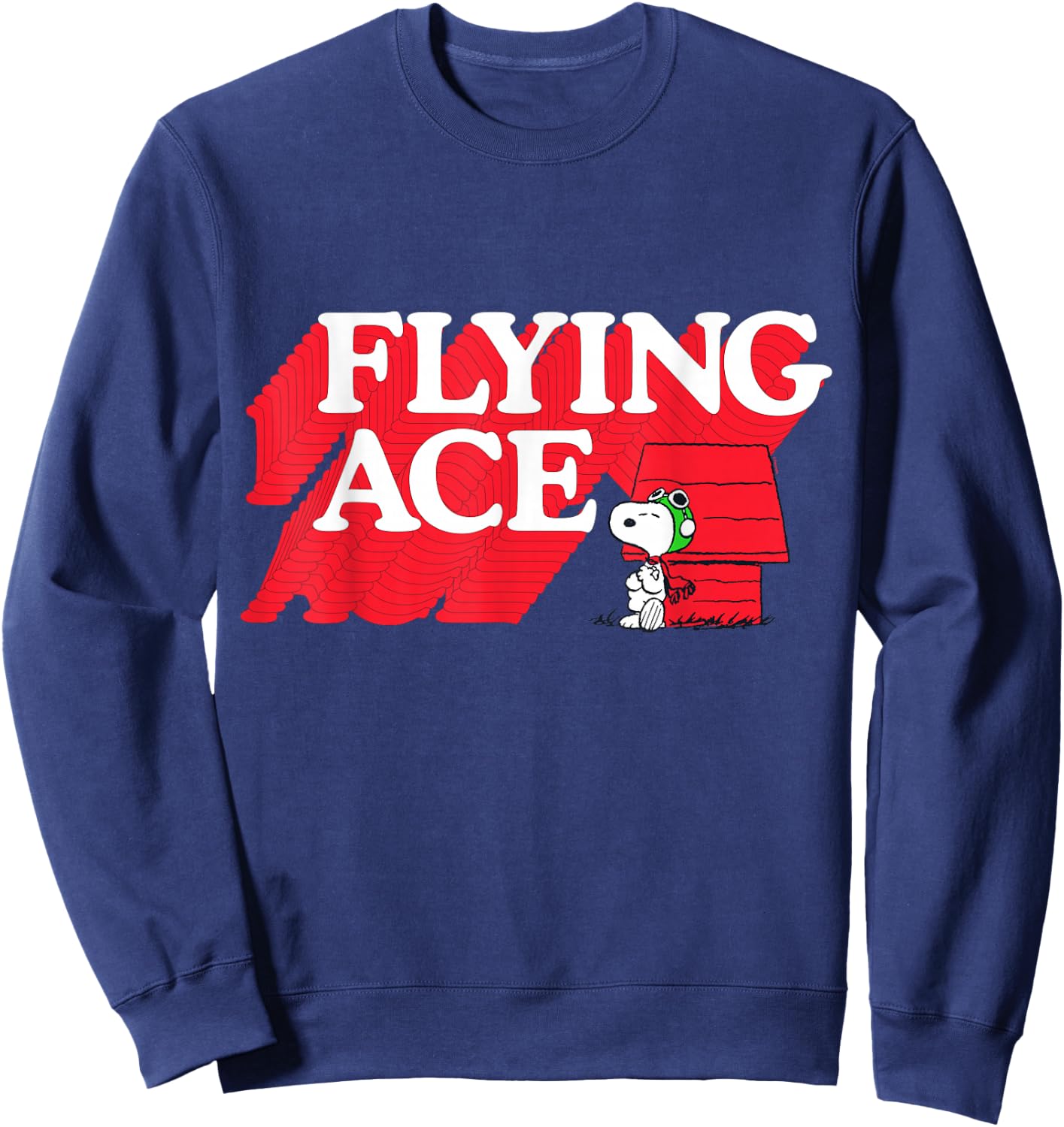 Peanuts Flying Ace Sweatshirt - Sweatshirt | Navy