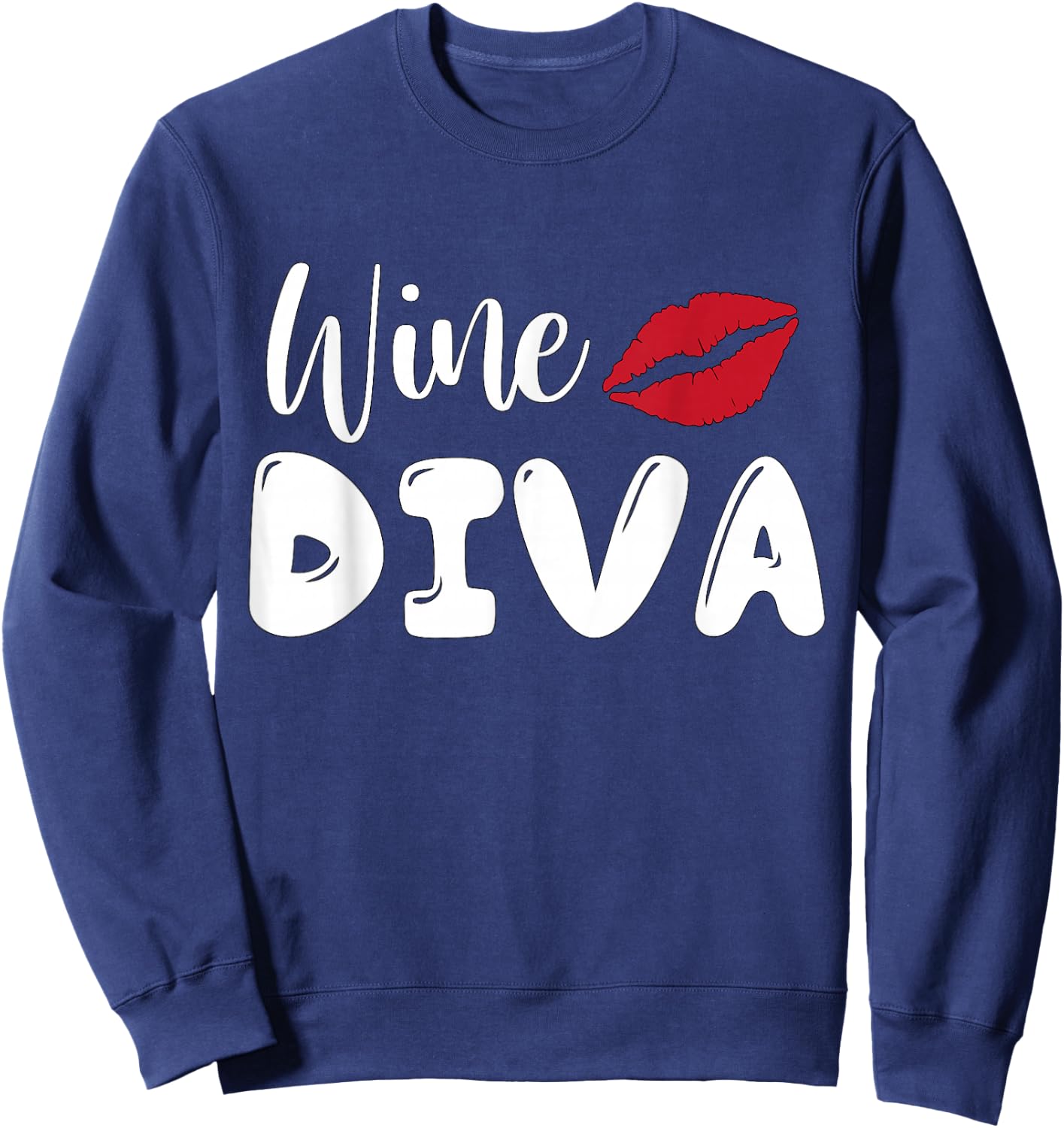 Wine Diva Sweatshirt - Sweatshirt | Navy