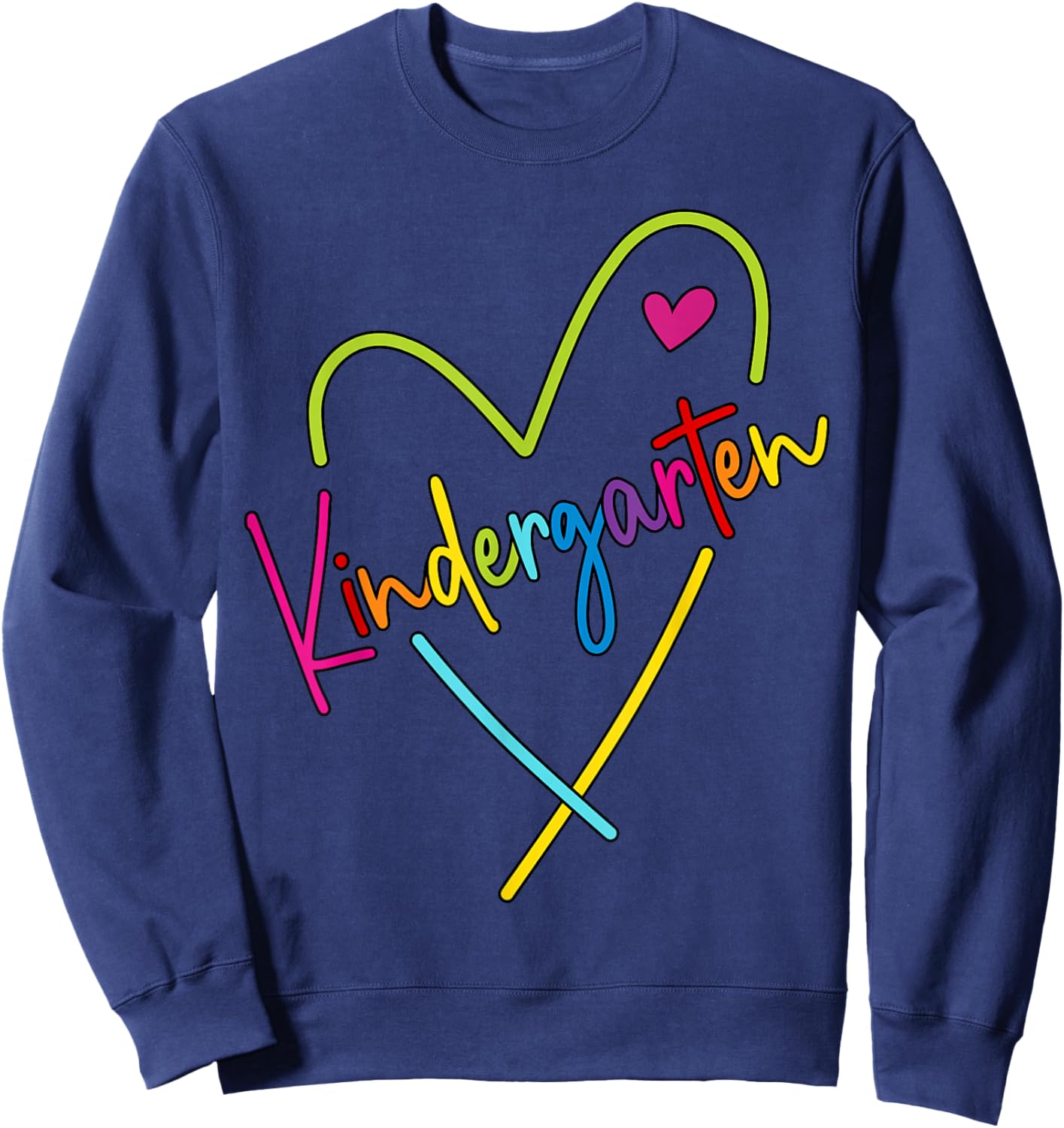 Kindergarten Herz - Erzieher Kita Erzieherin Sweatshirt - Sweatshirt | Navy