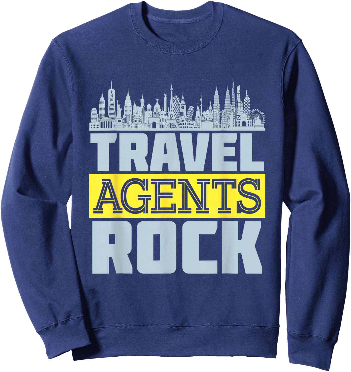 Travel Agent Vacation Planning Planner Agency Staff Gifts Sweatshirt - Sweatshirt | Navy