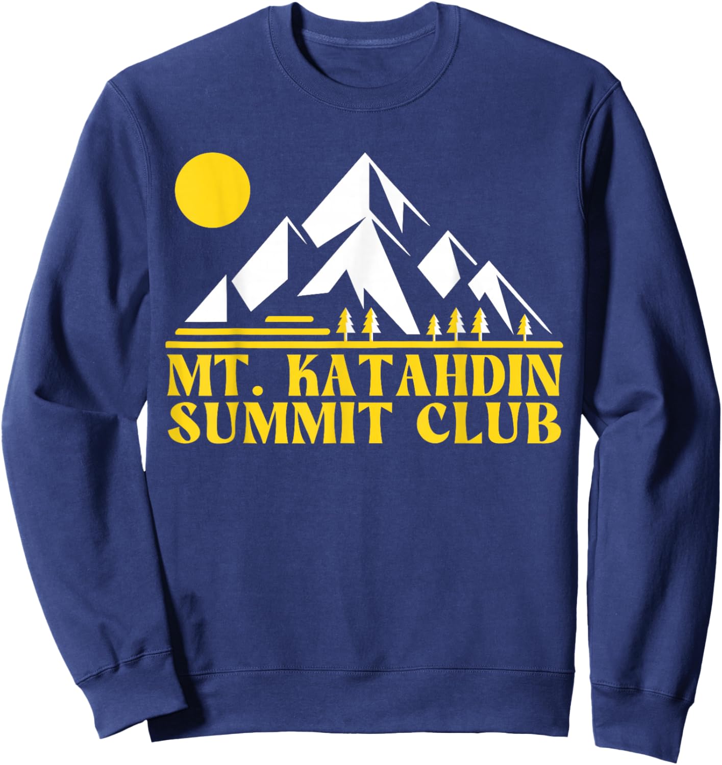 Mount Katahdin Summit Club, Mt Katahdin Sweatshirt - Sweatshirt | Navy