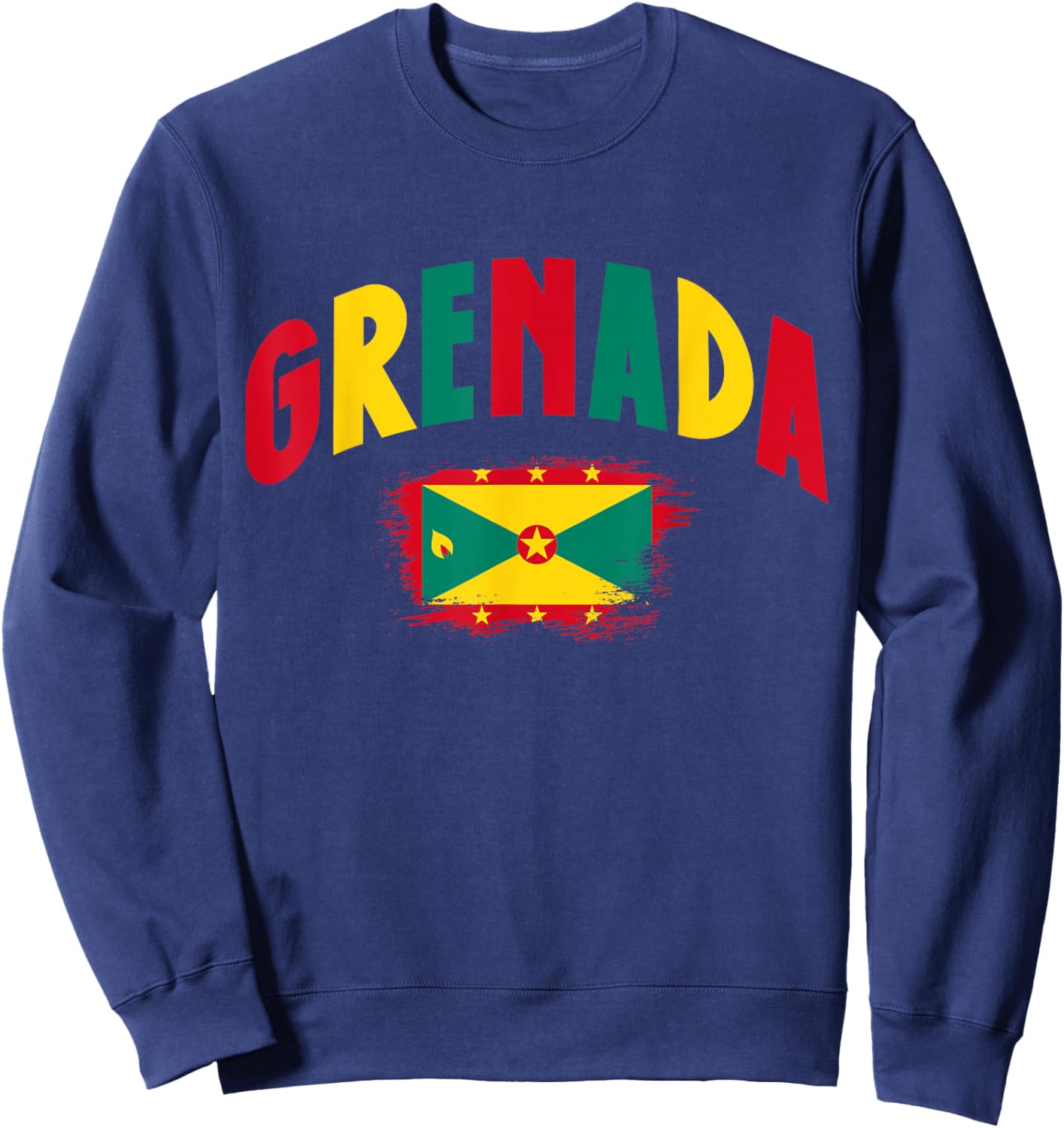 Grenada Grenadian Flag Pride Souvenir Sweatshirt - Sweatshirt | Navy