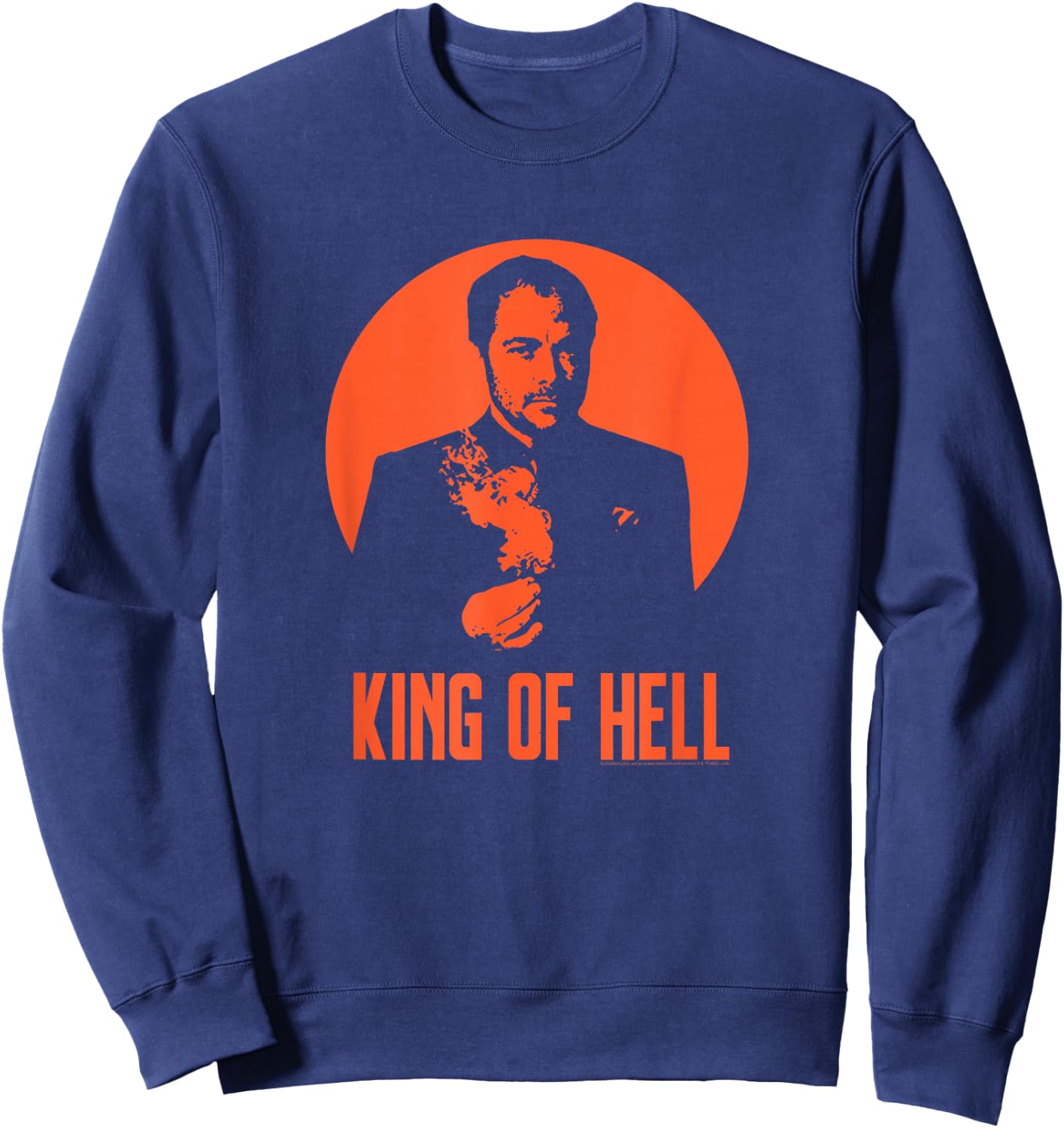 Supernatural Crowley King of Hell Sweatshirt - Sweatshirt | Navy