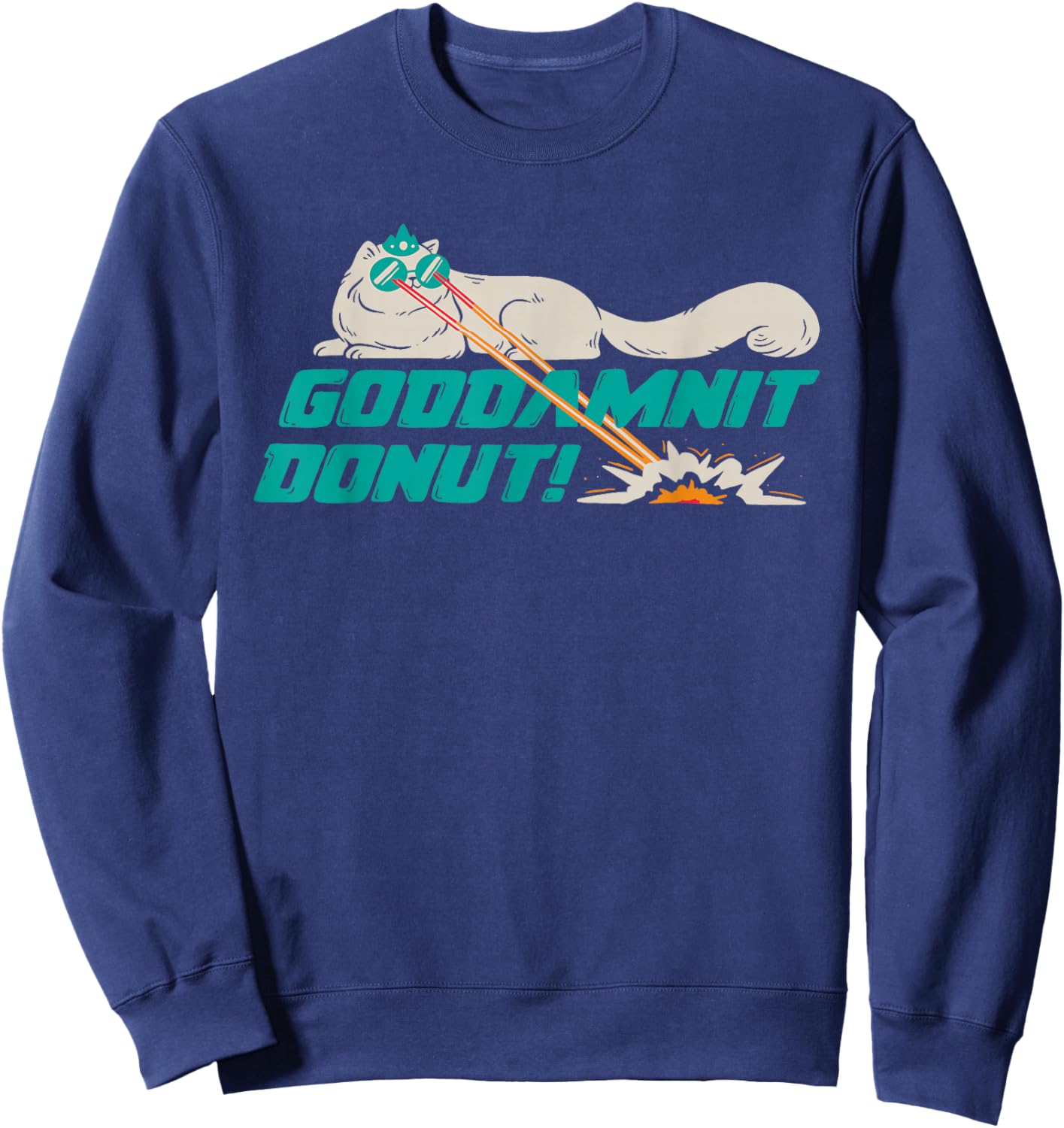 Funny Design Sweatshirt - Sweatshirt | Navy
