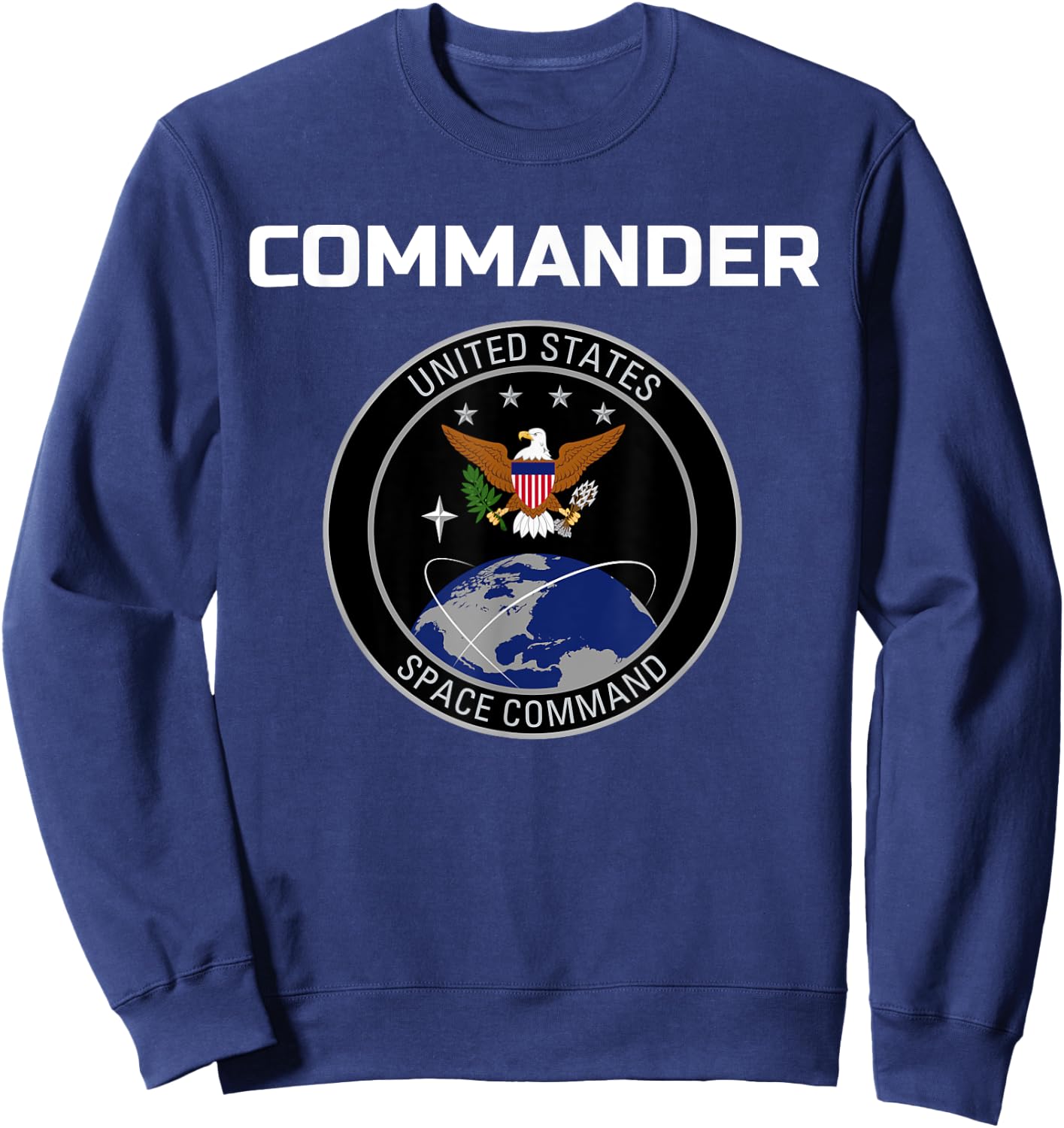 Commander United States Space Command Sweatshirt - Sweatshirt | Navy