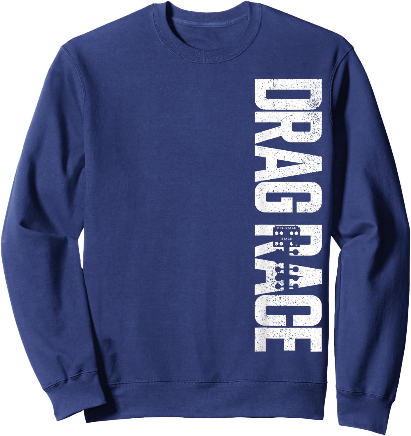 Drag Racing Race Car Vintage Drag Race Sweatshirt - Sweatshirt | Navy