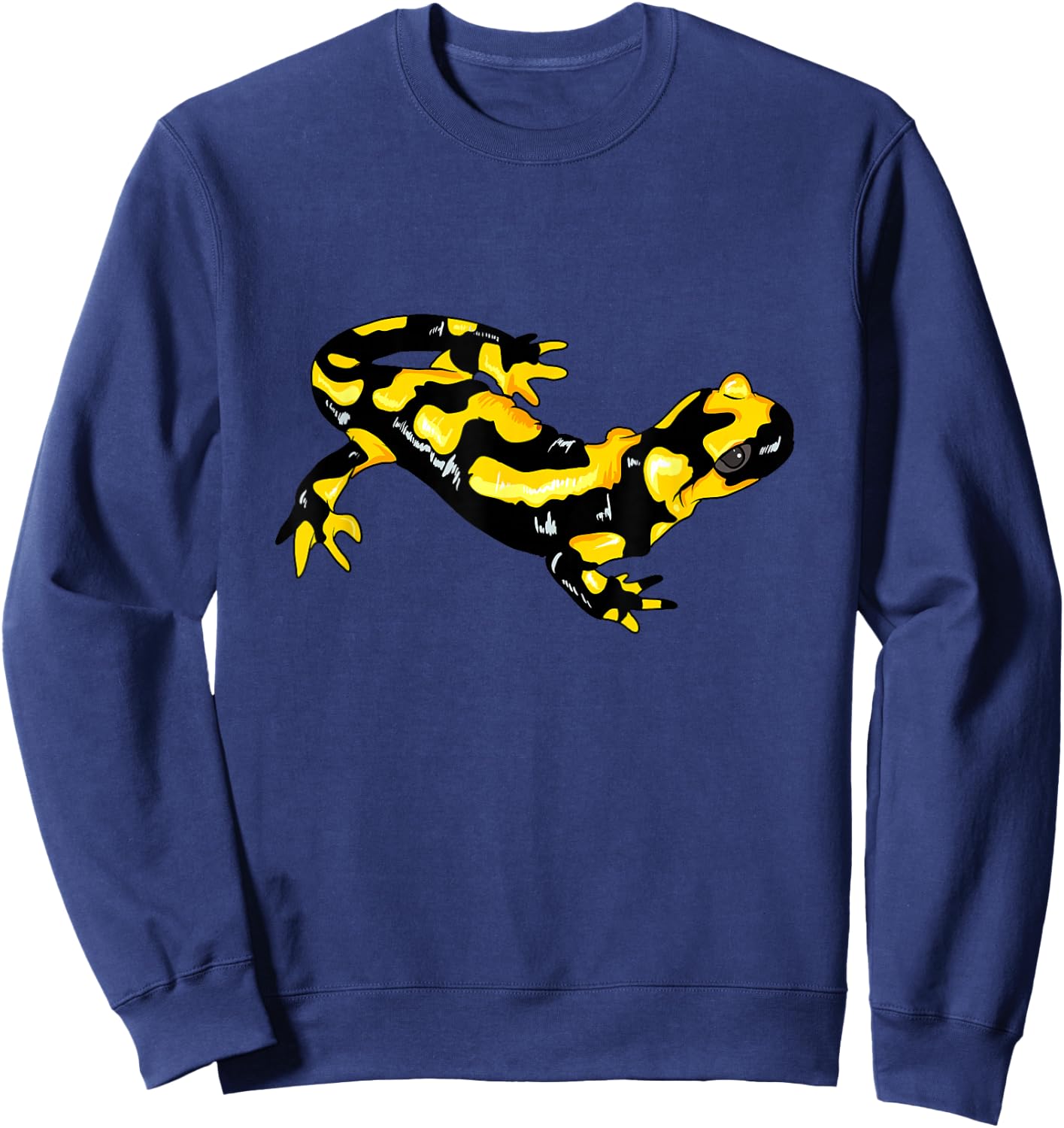 Fire Salamander Amphibian Sweatshirt - Sweatshirt | Navy