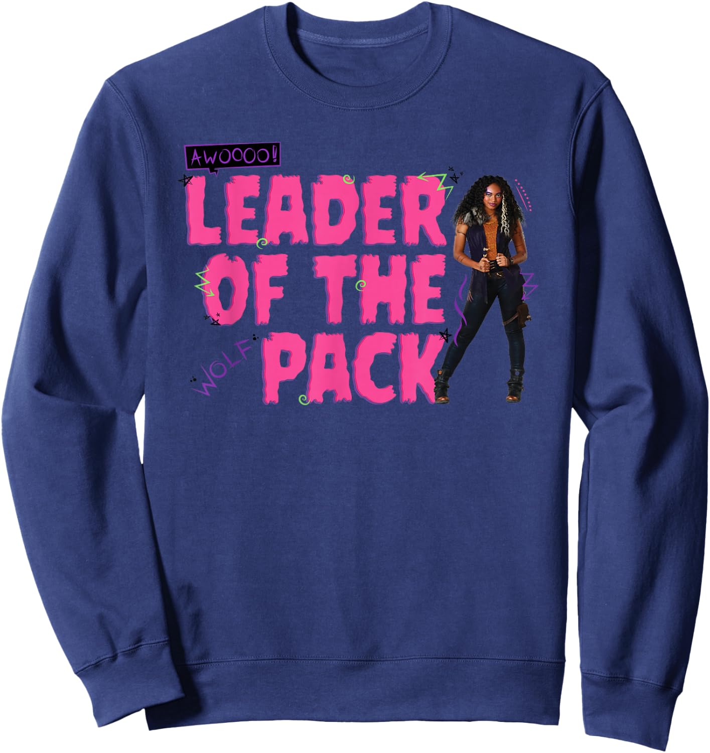 Zombies 2 - Willa Leader of The Werewolf Pack Sweatshirt - Sweatshirt | Navy
