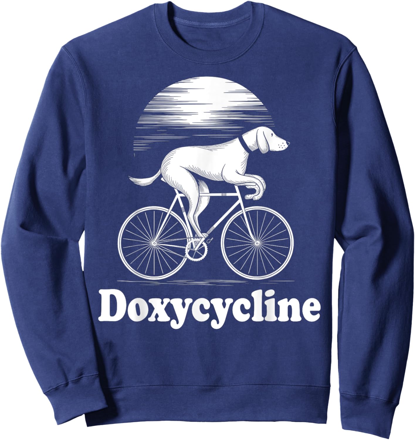 Doxycycline Pharmacist School Pharma Gift | & Sweatshirt - Sweatshirt | Navy