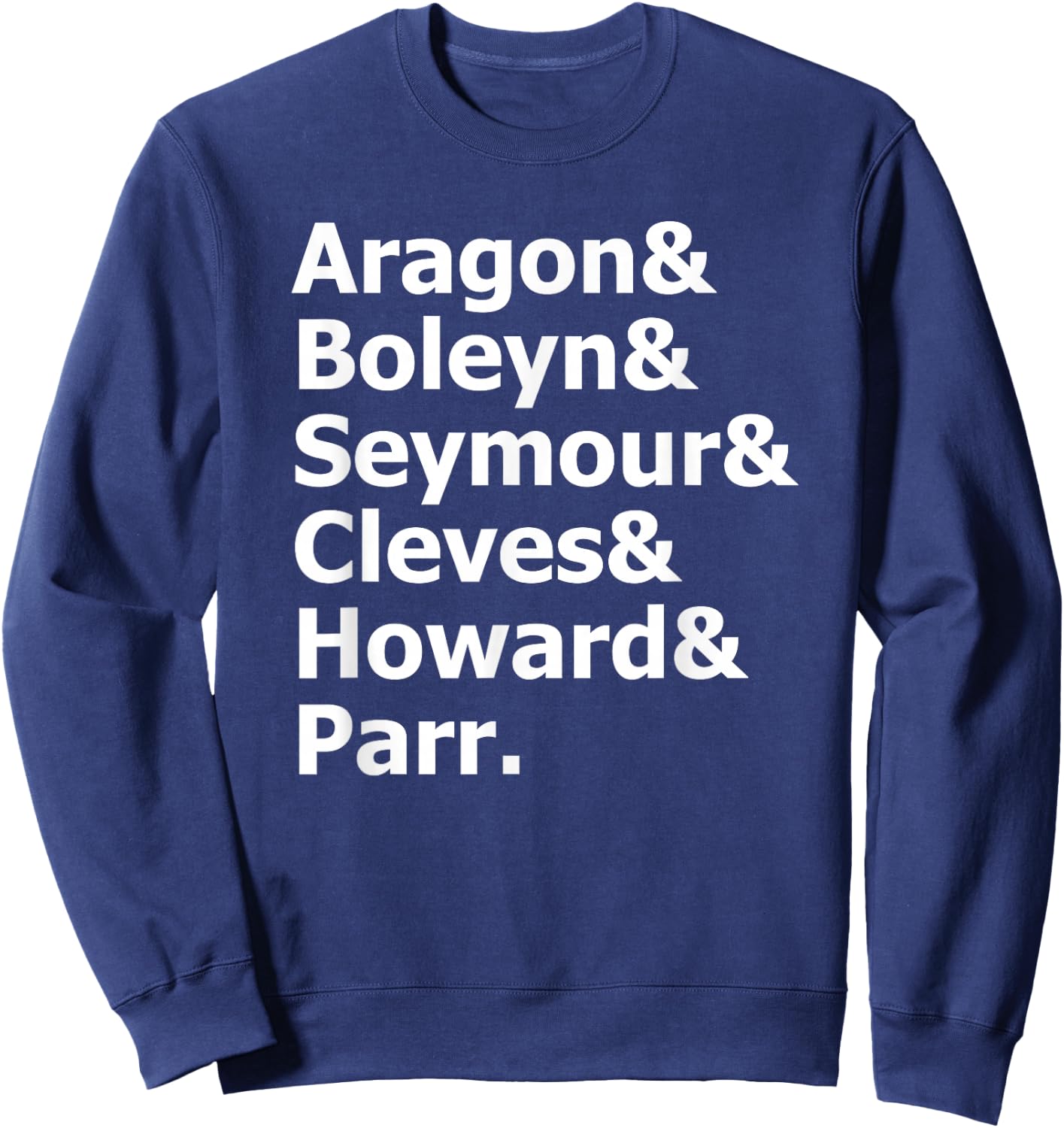 Six Wives of King Henry VIII Anne Boleyn Sweatshirt - Sweatshirt | Navy